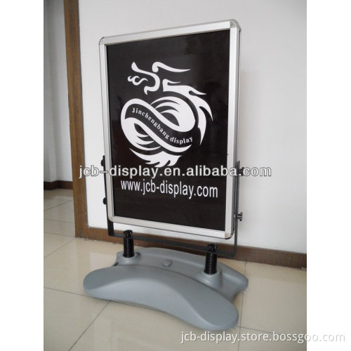 Aluminum sliver poster board poster frame